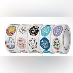 Thank you stickers 500